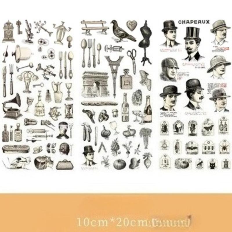 3Pcs Cartoon Flower and Leaf Stickers DIY Diary Stickers Scrapbook Cute Stationery Diary Supplies Material Decoration Stickers