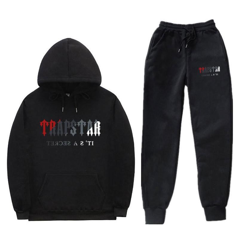 Mens Casual Sportswear Set Hooded Sweatshirt
