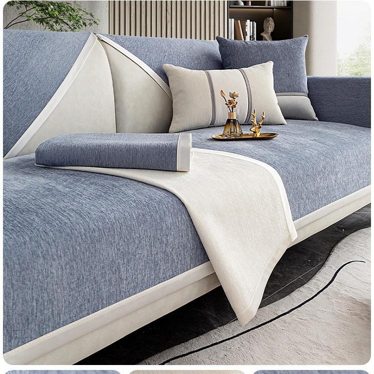 

Chenille Sofa Cushions Four Seasons And Universal Seat Pads Modern Small Fresh Anti-Slip Sofa Pad Cover Backrest Towel Cover 70x70cm 1pcs