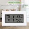 Digital LCD Hygrometer Indoor Thermometer Humidity Monitor for Home, Office, Greenhouse (White)