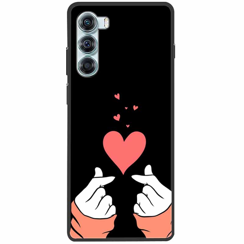 Cool Soft Cover For Moto G200 5G Case G 200 Silicone Black Protective Cases For Motorola Moto G200 5G Cover for MotoG200 Cute