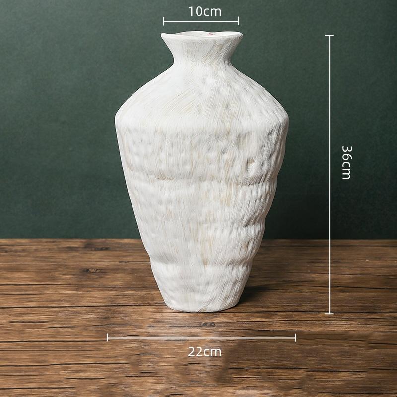 Kaba Seramik Vazo Fırında Dönüşmüş Porselen Vazolar Vazo Çiçek Düzenleme Aksesuarları Çin Tarzı Retro Kavanozlar
