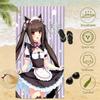 Nekopara Anime Strandtuch weich und sehr saugfähig schnell trocknend tragbar Fitnessstudio Sporttuch unverzichtbares Strand- und Badezimmerzubehör