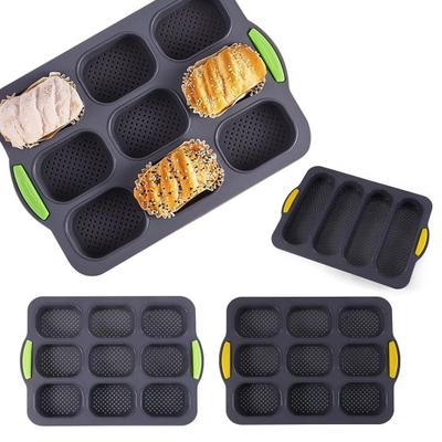 Silicone Baguette Mold Non-Stick Bread Baking Tray High Temperature Resistant Kitchen Baking Accessories