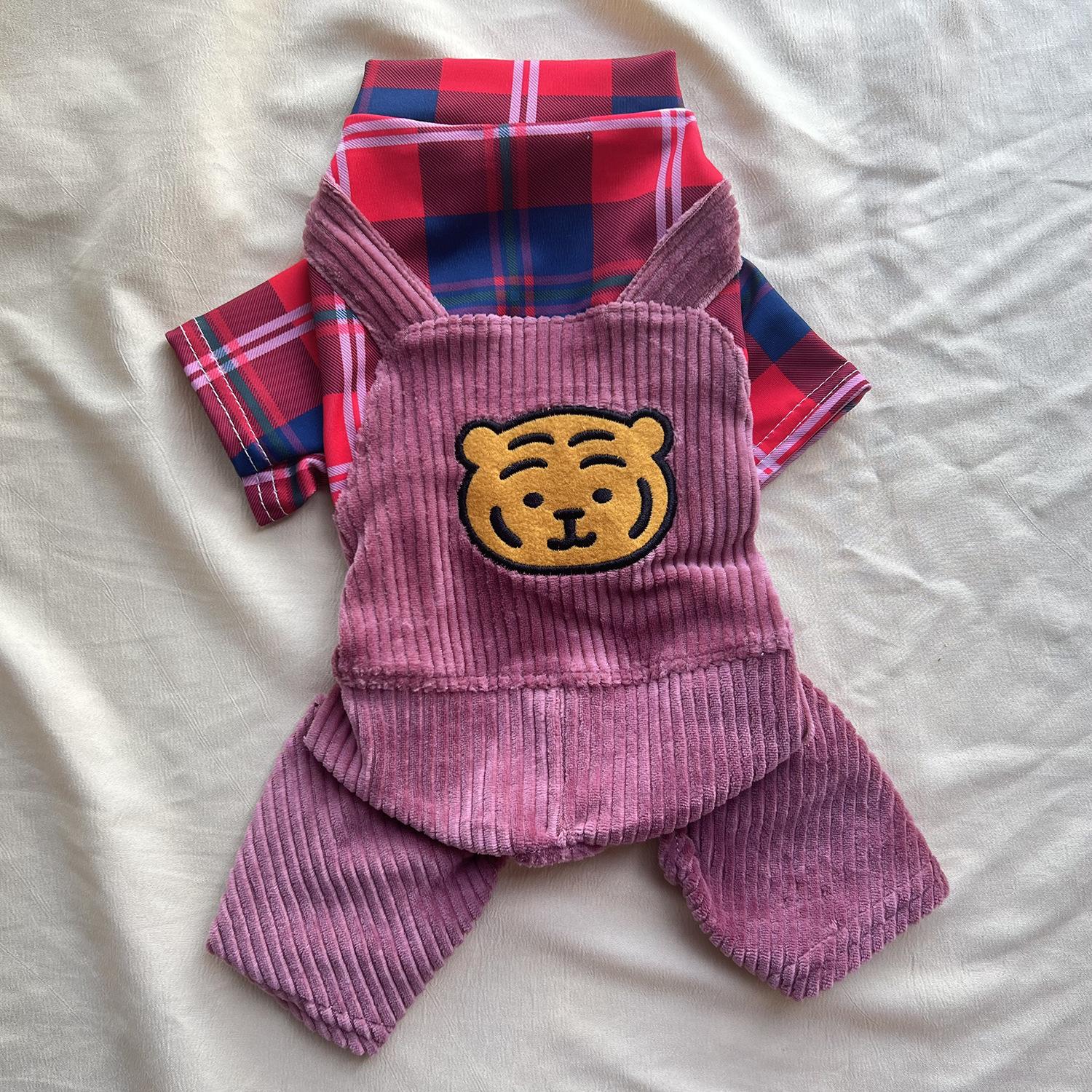 

Одежда для собак Четырехлапая одежда Весна, Осень и Зима Зоотовары Тедди Би Сюн Пудель Маленькая и Средняя Собака Фабрика XXL