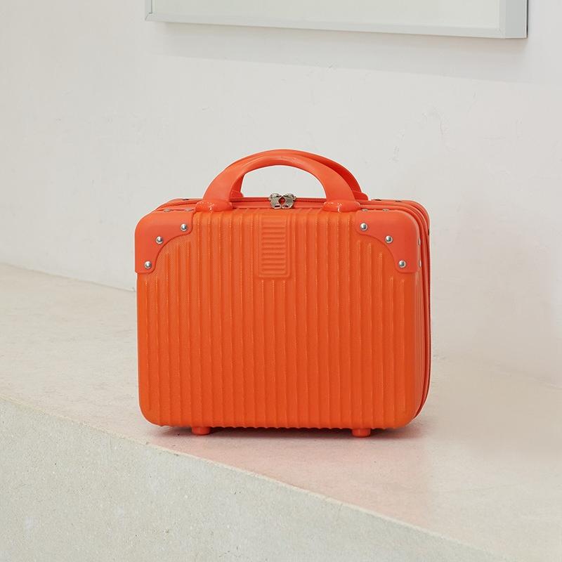 1Pc Cosmetic Case Women's Small Portable Suitcase Travel Storage Bag Small Suitcase Children