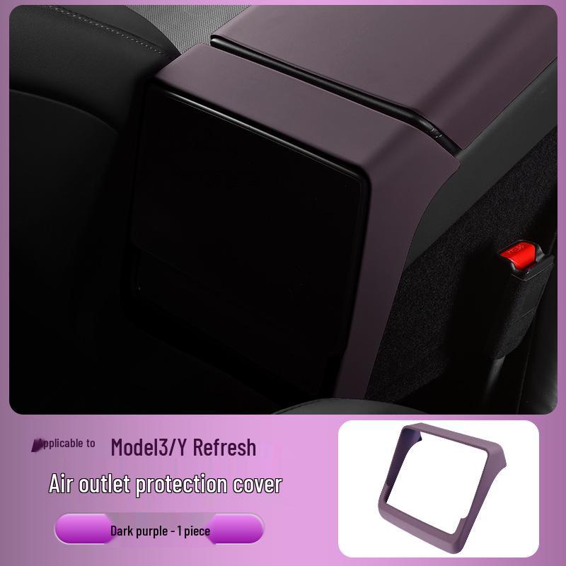 Updated Tesla Model 3/Y Center Console Silicone Wireless Charger Decor Accessory.