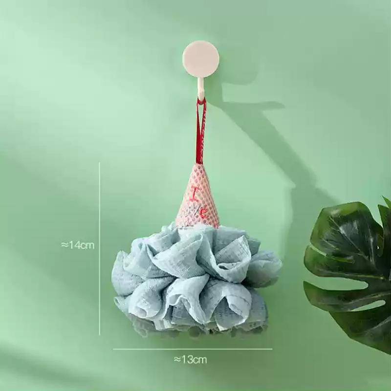 Upgraded Ice Cream Bath Sponge & Exfoliating Puff (4-Pack)