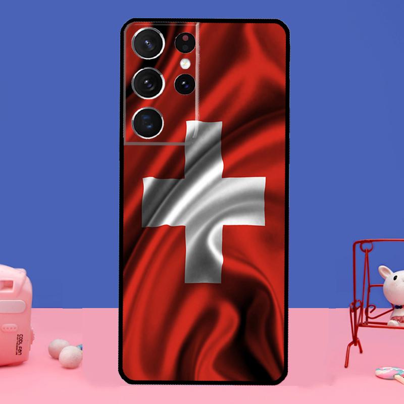 

Чехол с изображением швейцарского флага Швейцарии для Samsung Galaxy S22 S21 Note 20 Ultra Note 10 S8 S9 S10 Plus S20 FE Note 20 Ultra