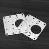 2PCSStainless Steel Cabinet Door Hinge Repair Plate, Furniture Cabinet Door Hinge Fixing Plate Mounting Piece Hinge Hole Repair Piece