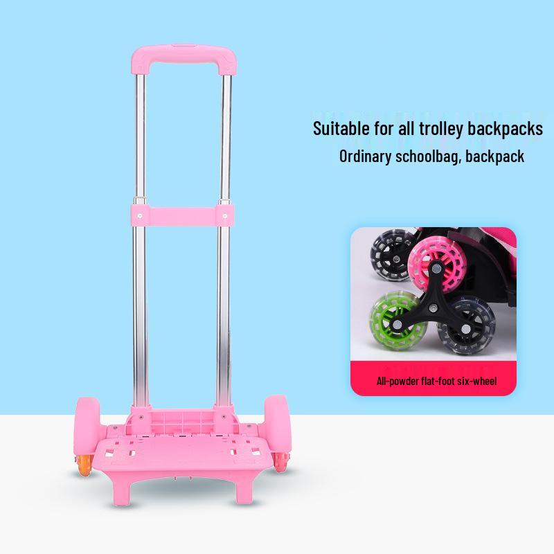 Folding Backpack Cart with Flashing Wheels for Kids – 3 or 6 Wheel Options