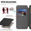 For Google Pixel 9a Case Compatible with MagSafe RFID Blocking Card Holder Leather Phone Cover
