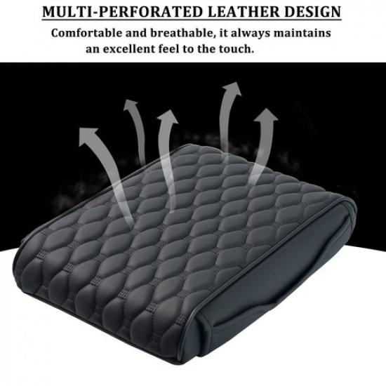 Car Armrest Pad Center Console Box Leather Cover Accessories Protector Cushion