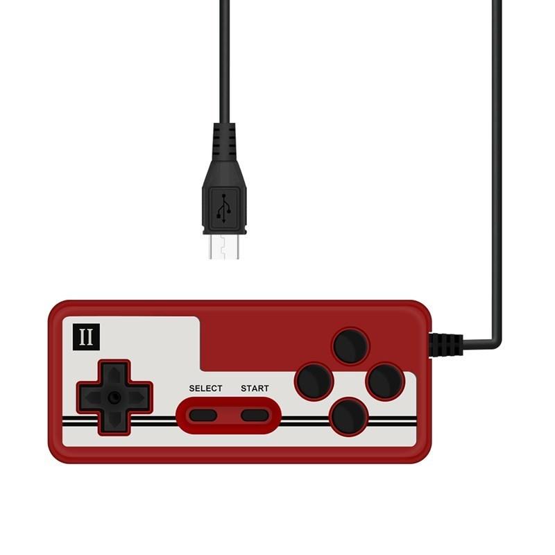 Retro Portable Mini Handheld Wired Joystick Remote Gamepad for FC Game Console