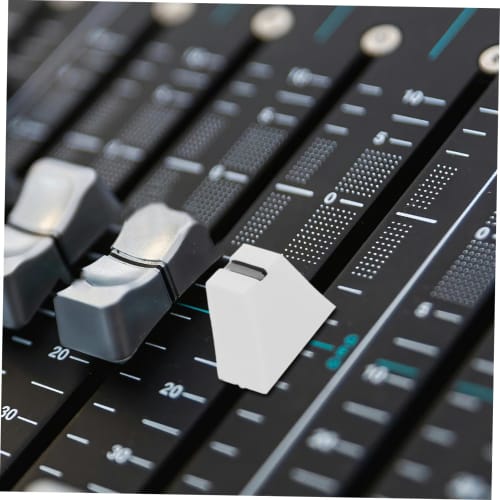 ERINGOGO 10-Piece Push Key Cups, Slider Caps, Fader Caps, Mixer Accessories for Audio Equipment, Convenient Adjustment, Made of Durable Plastic