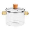 Transparent Glass Stewed Pot High Temperature Resistance Noodle Bowl Kitchen Supplies