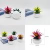 Factory Faux Stone Lotus Succulent Plant Pot With Decor For Home And Wedding Settings