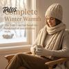 Winter Warm Hat Scarf And Glove Set Thermal Three-piece Set, Thickened Knit Gloves Touch Screen Compatible Kit, Cold Weather Ear Protection