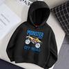 Aimi Lakana Monster Truck Childrens Hoodie Long Sleeve Coat Baby Boy Cartoon Hoodie Casual Pullover