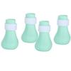 4pcs AntiScratch Cat Foot Covers Adjustable Silicone Pet AntiOff Claw Shoes Boots Cover(Mint Green )