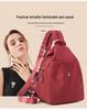 2026 Autumn Women's Oxford Cloth Bag: Versatile Solid Color Backpack & Chest Bag