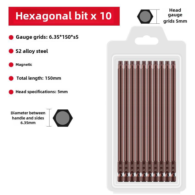 Sada elektrických šroubovacích bitů Qingwei S2 Strong s magnetickou šestihrannou rukojetí