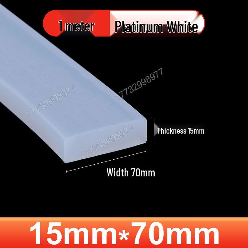 High-Temperature Resistant Transparent Silicone Rubber Sealing Strip
