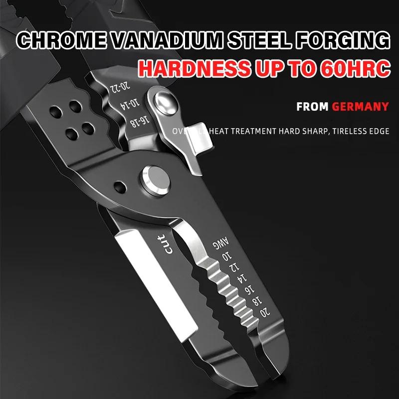 Wire Stripper Tools Multitool Plier Crimper Cable Cutter Multifunctional Stripping Tool Crimping Pliers Terminal