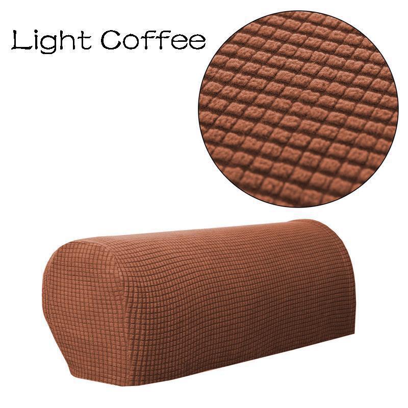 2PCS/Set Sofa Armrest Cover For Living Room Elastic Jacquard Armchair Cover Couch Case Non Slip Sofa Slipcover Corner Case Decor