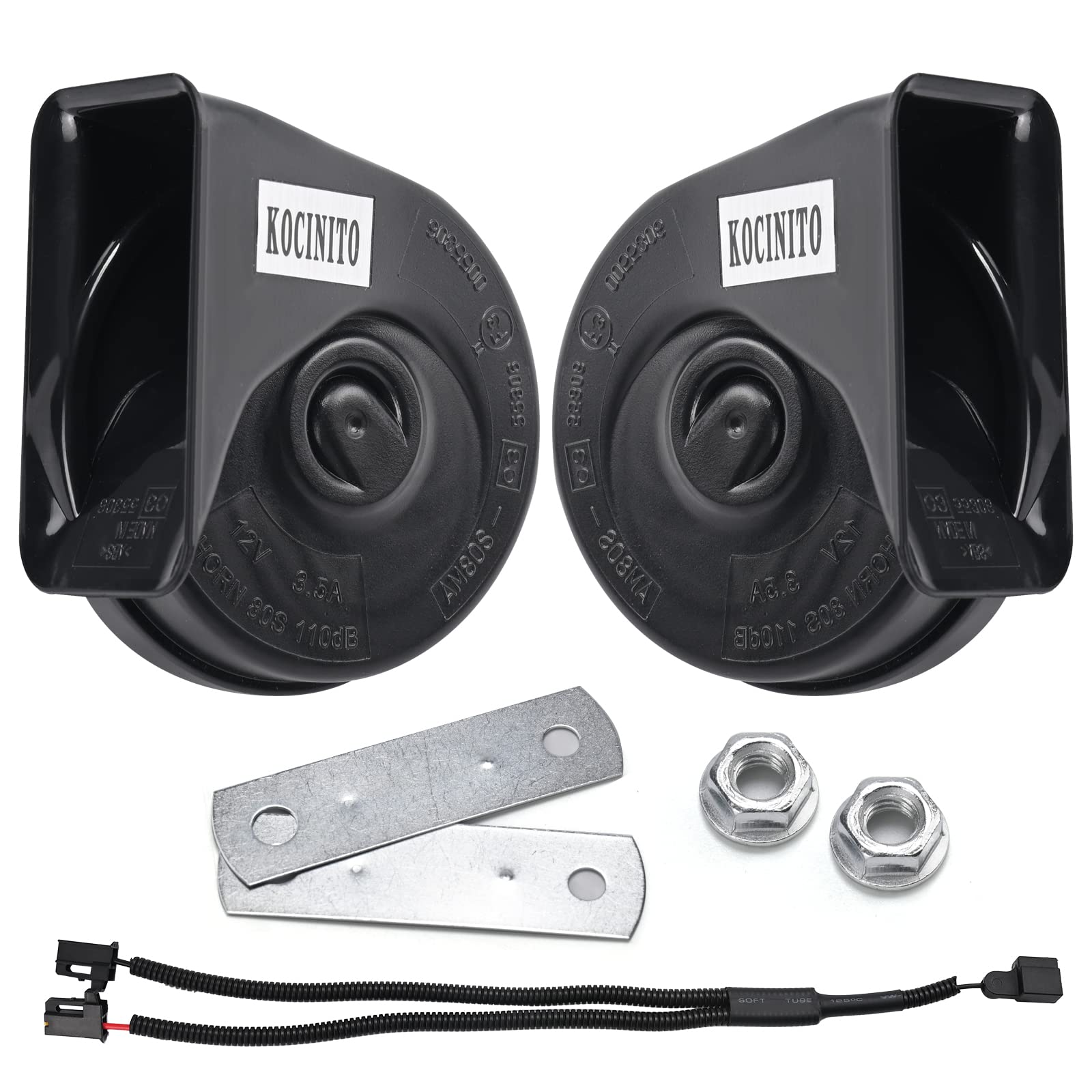 

KOCINITO Звуковой сигнал, Универсальный для Toyota, 12 В, Lexus, Оригинальный Премиум Звуковой сигнал, Стиль Lexus, Для чёрный