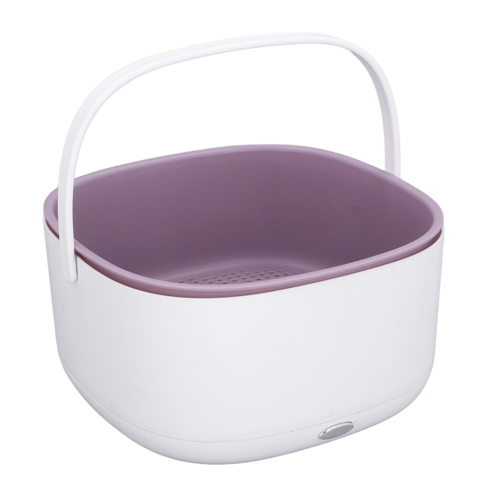 Fruit and Vegetable Washing Machine Double Layer Efficient Time Saving Multifunctional Electric Vegetable Washing Basket