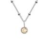 December Birthstone Rhinestone Pendant Necklace - European Women's Fashion
