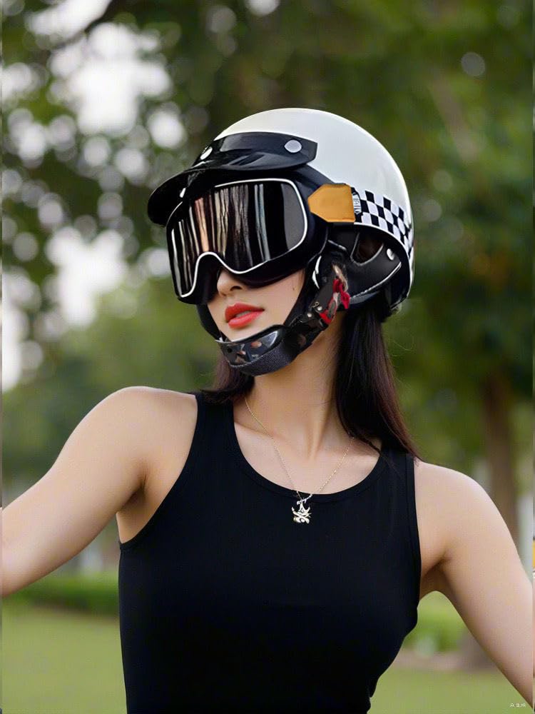 American Classic Beret Half Helmet for Men and Skateboarding Classic for Commuting to School or Commuting Circumference Women, Helmet, Style,