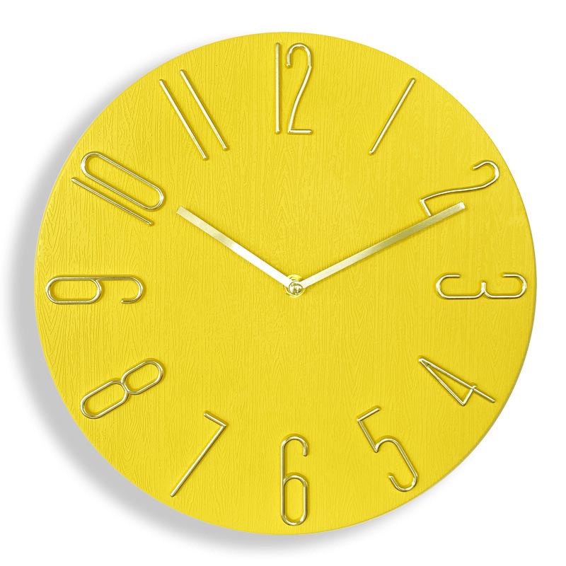 30cm Silent Quartz Wall-Mounted Clock for Living Room