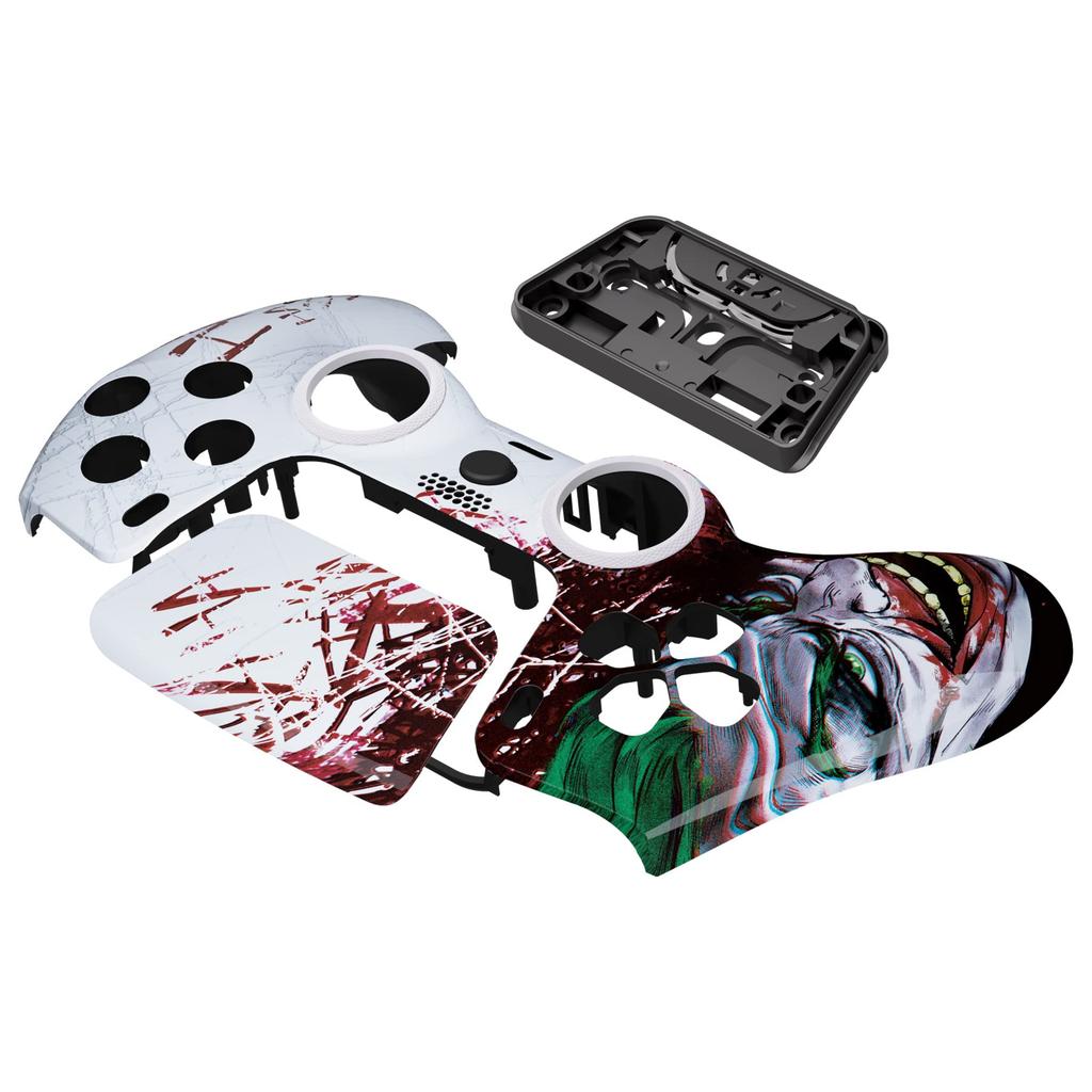 eXtremeRate LUNA PS5 Controller Replacement Front and Patterned DIY Replacement Housing Shell and Touchpad Cover (BDM-010, BDM-020, BDM-030, BDM-040,