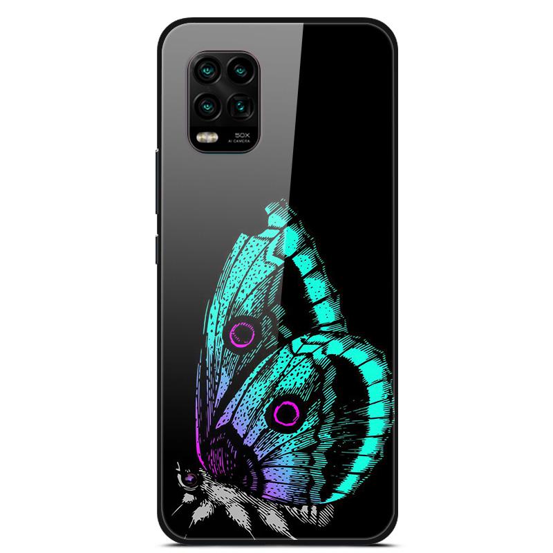 For Xiaomi Mi 10 Lite 5G Case Tempered Glass Hard Back Cover For Xiaomi Mi 10 10T Lite Pro Case Fundas For Xiaomi Mi10 Lite Capa