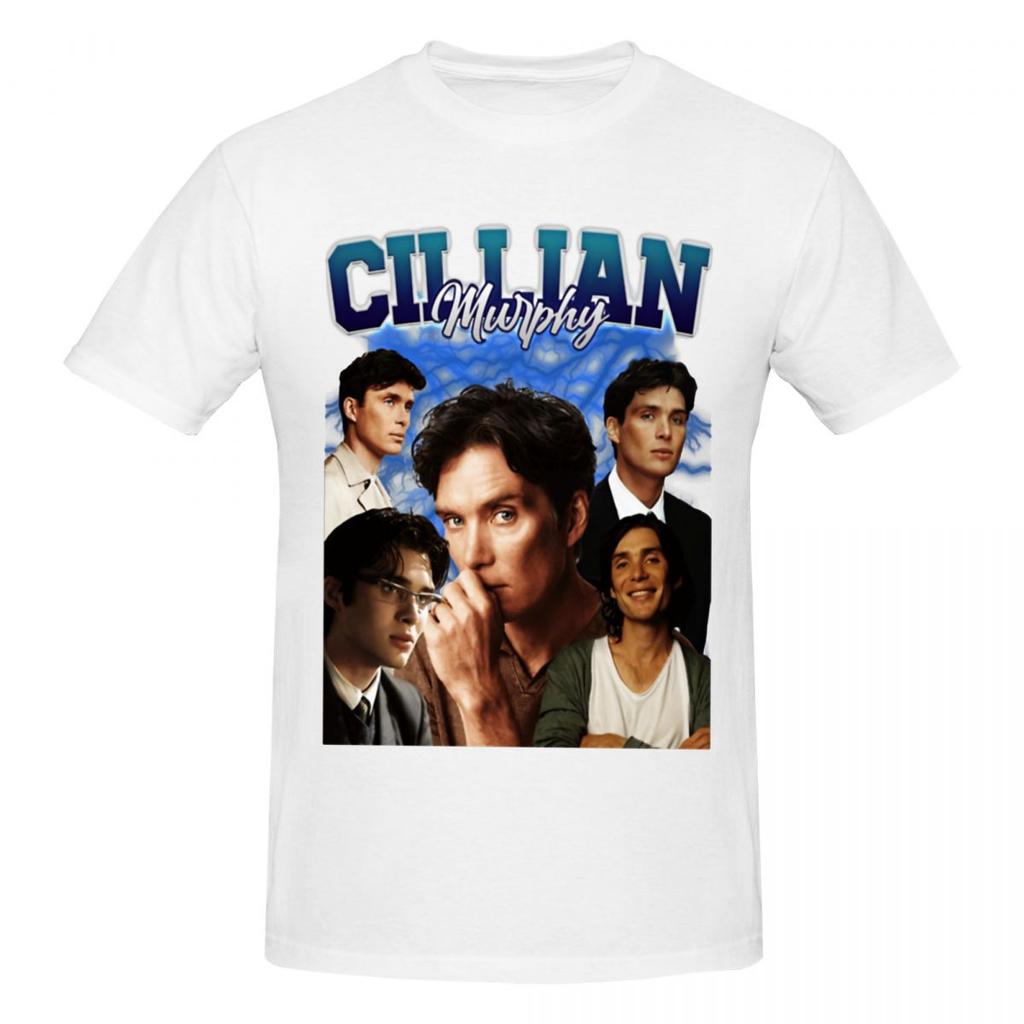 Unisex Cillian Murphy Lustiges T-Shirt Streetwear Rundhals Baumwolle Anime Shirt
