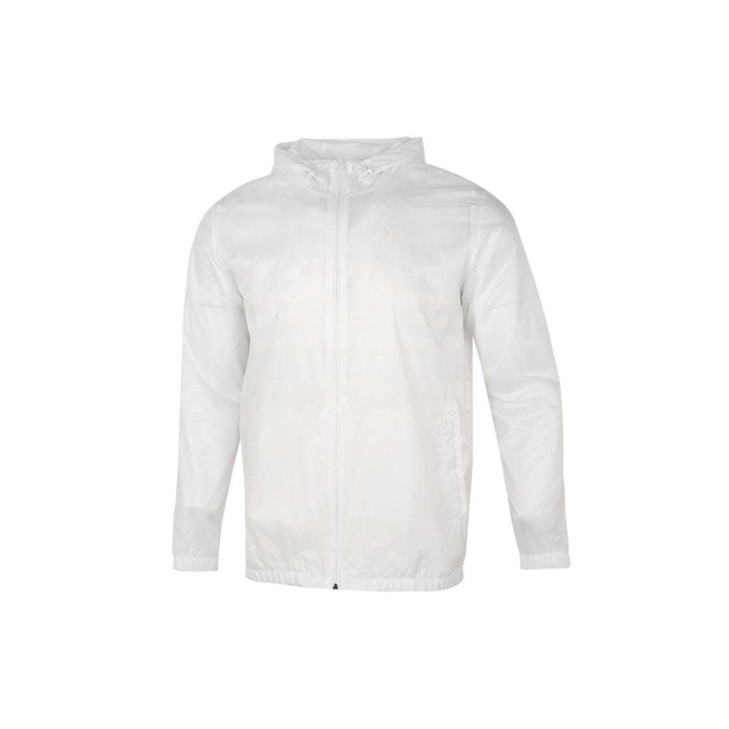Adidas Neo Sports Running Training Windproof Hooded Jacket Men Outerwear White GP5696