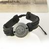 Damen Herren Wickelarmband mit Acht-Diagramm aus Kunstleder, mehrschichtiges Infinity-Armband
