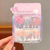 Cartoon Children's Wearable Nail Art Patches - Sweet and Cool Styled False Nails for a High-End Manicure