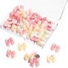 30Pcs Pink Bow Push P Cute Push P for Corkboard Bow Decorative Thumb Tacks for Bulletin Boards Corkboard Wall Photos Posters Map Offices Schools