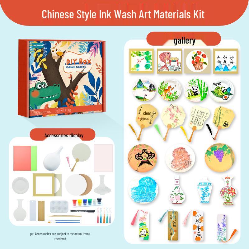 Hibiscus Angel Kids  DIY Chinese Style Art & Craft Kit