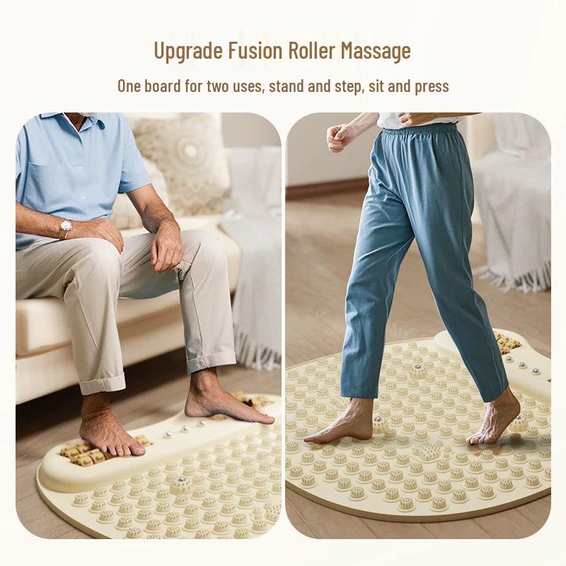 Multifunctional Acupressure Foot Massage Mat: Jogging Sole Soreness Relief, Painful Tendon Therapy, No Assembly Needed