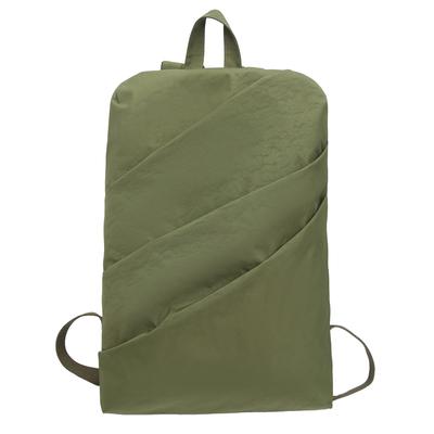 Women's Large Capacity Solid Color Nylon Backpack Men Outdoor Travel Backpack