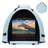 Portable Laptop Privacy Tent: A Desktop Light Shield For Home Offices. Featuring A Design For Easy Storage, It Effectively Light Interference