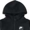Nike Full-Length Zipper Regular Fit Hooded Jacket Kids jackets Black CD7291