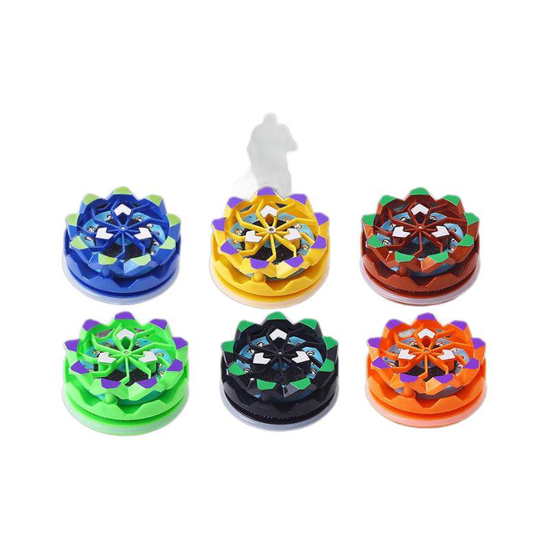 TikTok LED Fireworks Gyro Spinner: Light-Up Fingertip Toy for Kids