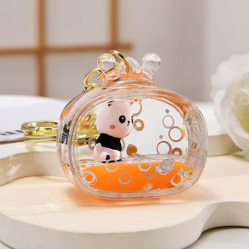 Panda Acrylic Keychain: Car Pendant, Backpack Accessory, Couple Gift