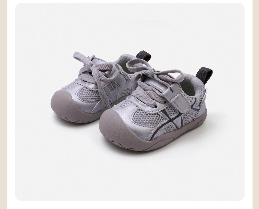Spring 2026 Kids' Non-slip Breathable Sneakers - Comfortable Korean-Style Casual Shoes for Boys & Girls