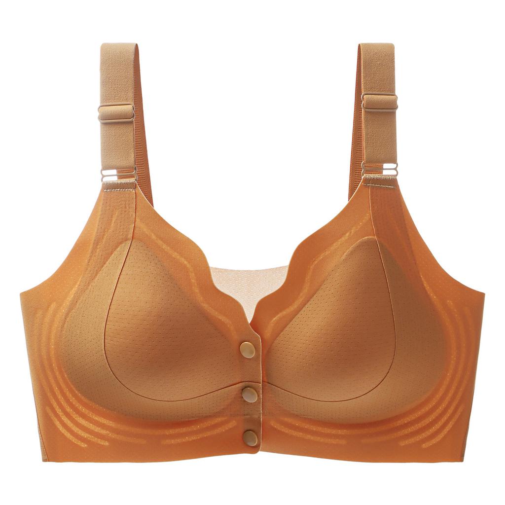 The Front Buckle Is Light, Breathable and Seamless, Comfortable To Gather, and the Upper Support Is Anti-sagging Without a Steel Ring Bra.